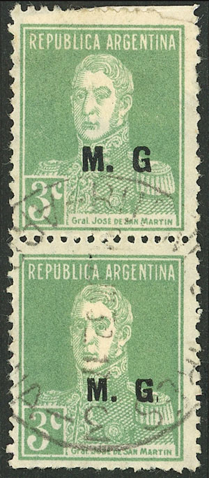 Lot 784 - Argentina official stamps - Guillermo Jalil - Philatino Auction # 2505 ARGENTINA: Budget auction with very good material of all periods, including rarities! Lot 784 - Argentina official stamps - Guillermo Jalil - Philatino Auction # 2505 ARGENTINA: Budget auction with very good material of all periods, including rarities!