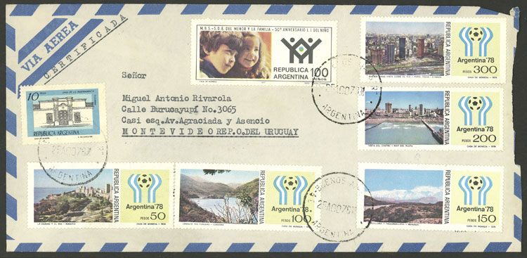 Lot 637 - Argentina general issues - Guillermo Jalil - Philatino Auction # 2505 ARGENTINA: Budget auction with very good material of all periods, including rarities! Lot 637 - Argentina general issues - Guillermo Jalil - Philatino Auction # 2505 ARGENTINA: Budget auction with very good material of all periods, including rarities!