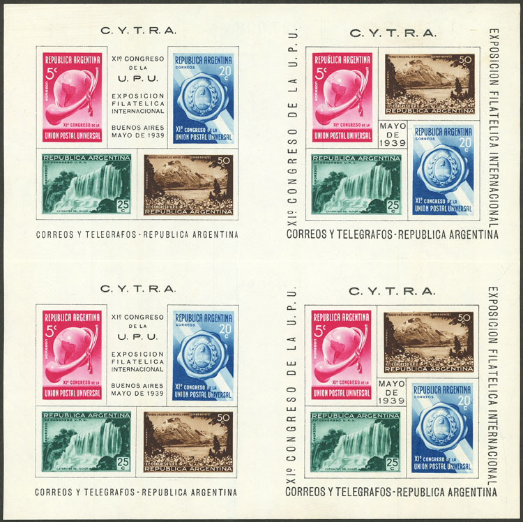 Lot 739 - Argentina souvenir sheets - Guillermo Jalil - Philatino Auction # 2505 ARGENTINA: Budget auction with very good material of all periods, including rarities! Lot 739 - Argentina souvenir sheets - Guillermo Jalil - Philatino Auction # 2505 ARGENTINA: Budget auction with very good material of all periods, including rarities!