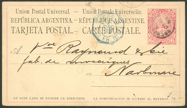 Lot 901 - Argentina postal history - Guillermo Jalil - Philatino Auction # 2505 ARGENTINA: Budget auction with very good material of all periods, including rarities! Lot 901 - Argentina postal history - Guillermo Jalil - Philatino Auction # 2505 ARGENTINA: Budget auction with very good material of all periods, including rarities!