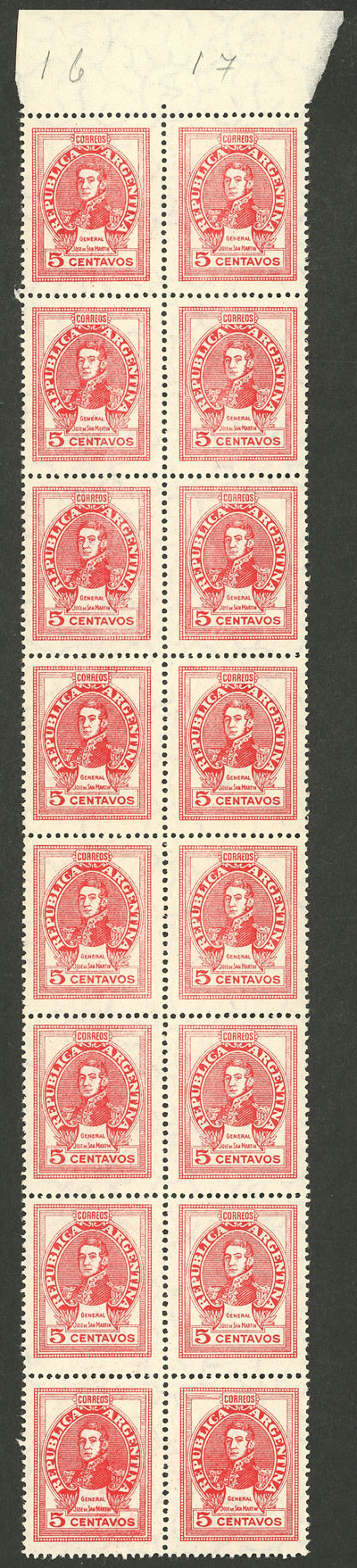 Lot 361 - Argentina general issues - Guillermo Jalil - Philatino Auction # 2505 ARGENTINA: Budget auction with very good material of all periods, including rarities! Lot 361 - Argentina general issues - Guillermo Jalil - Philatino Auction # 2505 ARGENTINA: Budget auction with very good material of all periods, including rarities!