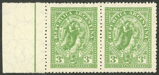 Lot 400 - Argentina general issues -  Guillermo Jalil - Philatino Auction # 2505 ARGENTINA: Budget auction with very good material of all periods, including rarities!