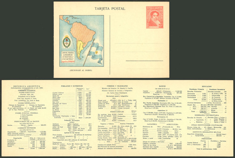 Lot 889 - Argentina Postal stationery - Guillermo Jalil - Philatino Auction # 2505 ARGENTINA: Budget auction with very good material of all periods, including rarities! Lot 889 - Argentina Postal stationery - Guillermo Jalil - Philatino Auction # 2505 ARGENTINA: Budget auction with very good material of all periods, including rarities!