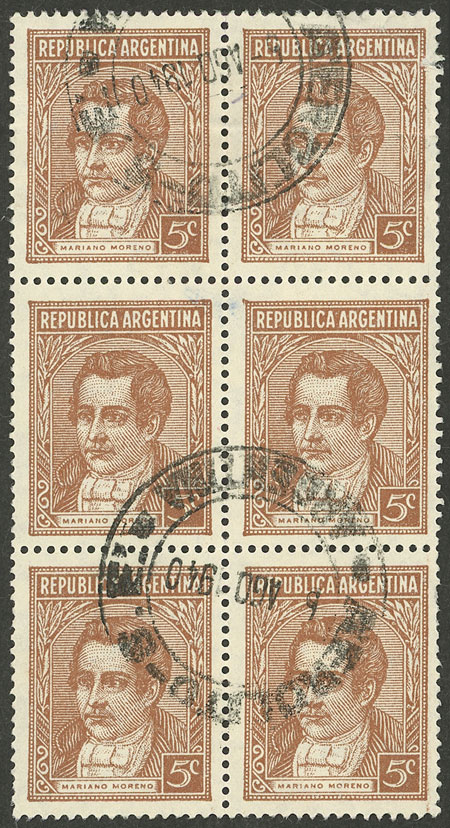 Lot 301 - Argentina general issues -  Guillermo Jalil - Philatino Auction # 2505 ARGENTINA: Budget auction with very good material of all periods, including rarities!