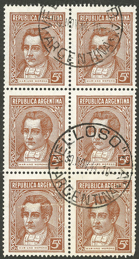 Lot 299 - Argentina general issues -  Guillermo Jalil - Philatino Auction # 2505 ARGENTINA: Budget auction with very good material of all periods, including rarities!
