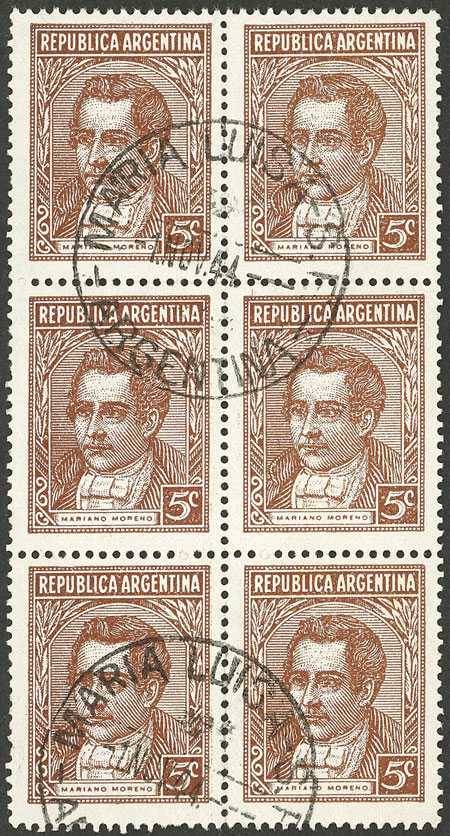 Lot 314 - Argentina general issues -  Guillermo Jalil - Philatino Auction # 2505 ARGENTINA: Budget auction with very good material of all periods, including rarities!