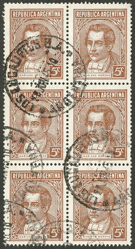 Lot 319 - Argentina general issues -  Guillermo Jalil - Philatino Auction # 2505 ARGENTINA: Budget auction with very good material of all periods, including rarities!