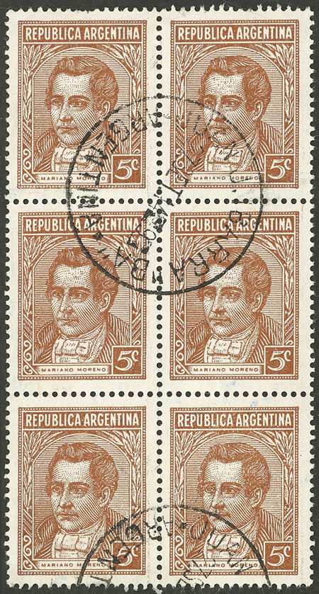 Lot 317 - Argentina general issues -  Guillermo Jalil - Philatino Auction # 2505 ARGENTINA: Budget auction with very good material of all periods, including rarities!