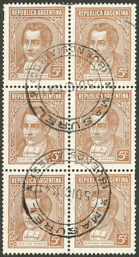 Lot 318 - Argentina general issues -  Guillermo Jalil - Philatino Auction # 2505 ARGENTINA: Budget auction with very good material of all periods, including rarities!