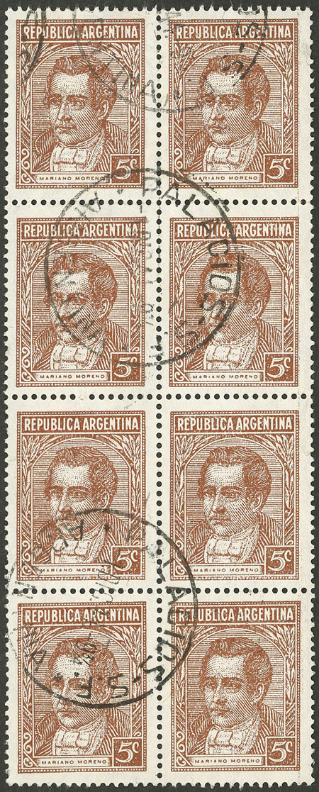 Lot 286 - Argentina general issues -  Guillermo Jalil - Philatino Auction # 2505 ARGENTINA: Budget auction with very good material of all periods, including rarities!