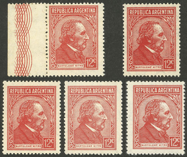 Lot 221 - Argentina general issues -  Guillermo Jalil - Philatino Auction # 2505 ARGENTINA: Budget auction with very good material of all periods, including rarities!