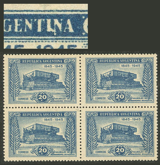 Lot 409 - Argentina general issues -  Guillermo Jalil - Philatino Auction # 2505 ARGENTINA: Budget auction with very good material of all periods, including rarities!