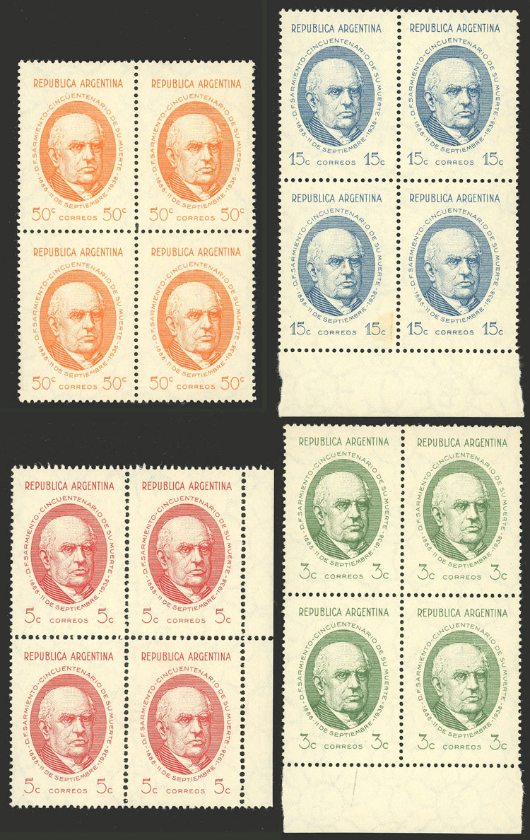 Lot 335 - Argentina general issues -  Guillermo Jalil - Philatino Auction # 2505 ARGENTINA: Budget auction with very good material of all periods, including rarities!