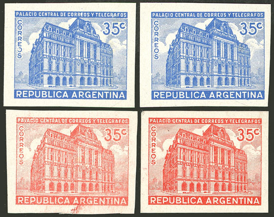 Lot 376 - Argentina general issues -  Guillermo Jalil - Philatino Auction # 2505 ARGENTINA: Budget auction with very good material of all periods, including rarities!
