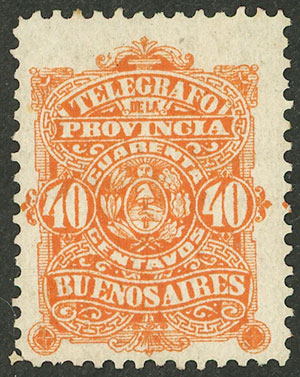 Lot 838 - Argentina telegraph stamps - Guillermo Jalil - Philatino Auction # 2505 ARGENTINA: Budget auction with very good material of all periods, including rarities! Lot 838 - Argentina telegraph stamps - Guillermo Jalil - Philatino Auction # 2505 ARGENTINA: Budget auction with very good material of all periods, including rarities!