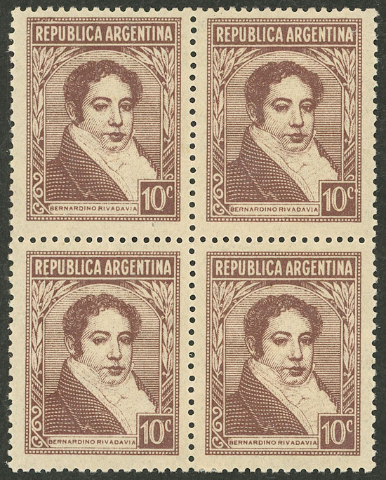 Lot 329 - Argentina general issues -  Guillermo Jalil - Philatino Auction # 2505 ARGENTINA: Budget auction with very good material of all periods, including rarities!