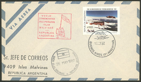 Lot 976 - Argentina postal history -  Guillermo Jalil - Philatino Auction # 2505 ARGENTINA: Budget auction with very good material of all periods, including rarities!