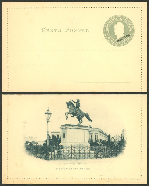 Lot 863 - Argentina Postal stationery - Guillermo Jalil - Philatino Auction # 2505 ARGENTINA: Budget auction with very good material of all periods, including rarities! Lot 863 - Argentina Postal stationery - Guillermo Jalil - Philatino Auction # 2505 ARGENTINA: Budget auction with very good material of all periods, including rarities!