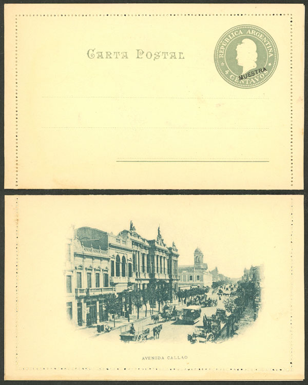 Lot 857 - Argentina Postal stationery - Guillermo Jalil - Philatino Auction # 2505 ARGENTINA: Budget auction with very good material of all periods, including rarities! Lot 857 - Argentina Postal stationery - Guillermo Jalil - Philatino Auction # 2505 ARGENTINA: Budget auction with very good material of all periods, including rarities!