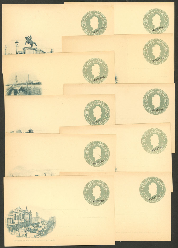 Lot 882 - Argentina Postal stationery - Guillermo Jalil - Philatino Auction # 2505 ARGENTINA: Budget auction with very good material of all periods, including rarities! Lot 882 - Argentina Postal stationery - Guillermo Jalil - Philatino Auction # 2505 ARGENTINA: Budget auction with very good material of all periods, including rarities!