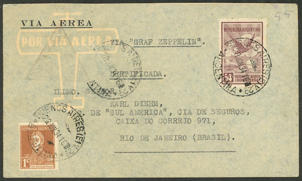 Lot 933 - Argentina postal history - Guillermo Jalil - Philatino Auction # 2505 ARGENTINA: Budget auction with very good material of all periods, including rarities! Lot 933 - Argentina postal history - Guillermo Jalil - Philatino Auction # 2505 ARGENTINA: Budget auction with very good material of all periods, including rarities!