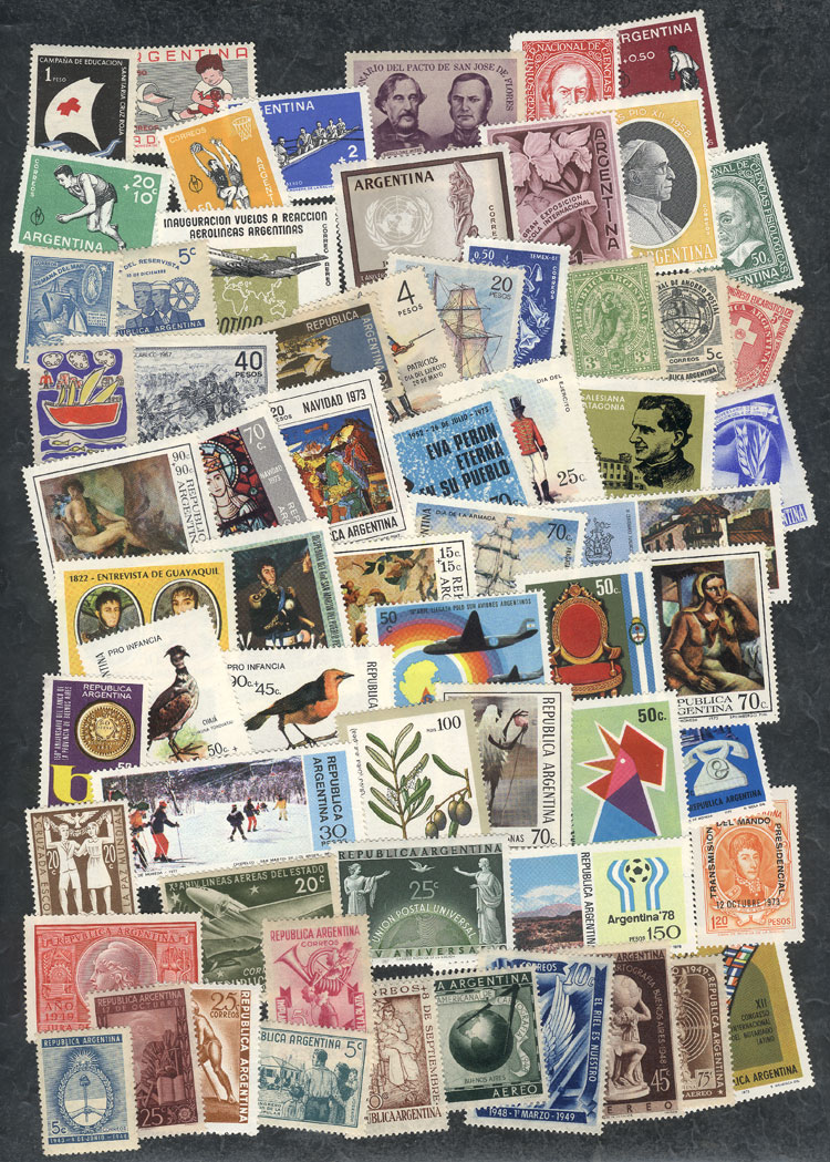 Lot 992 - Argentina Lots and Collections -  Guillermo Jalil - Philatino Auction # 2505 ARGENTINA: Budget auction with very good material of all periods, including rarities!
