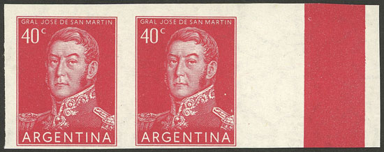Lot 412 - Argentina general issues -  Guillermo Jalil - Philatino Auction # 2508 ARGENTINA: General auction with very good material and very low starts!