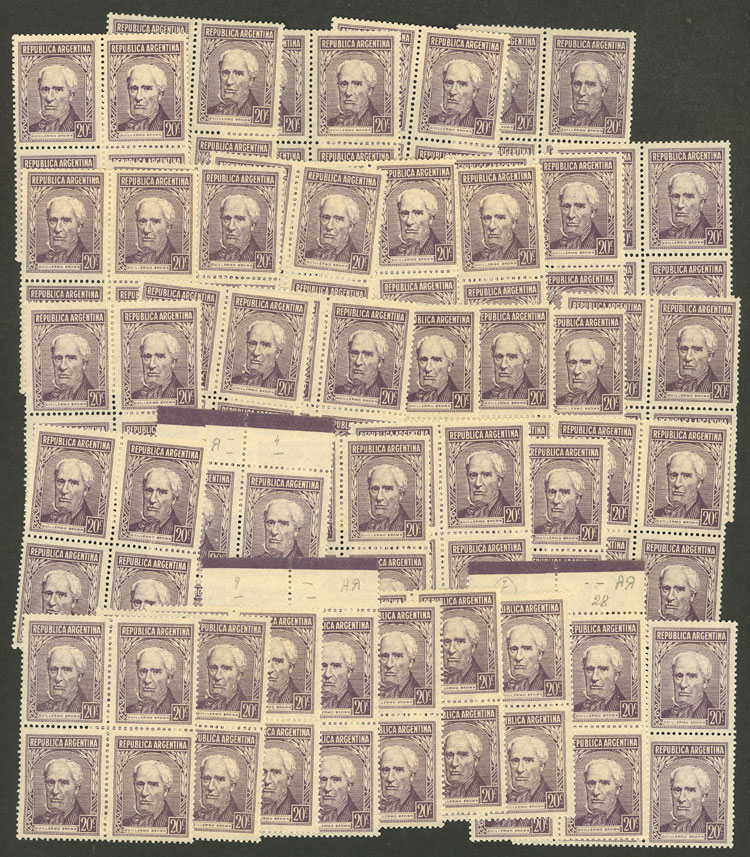 Lot 409 - Argentina general issues -  Guillermo Jalil - Philatino Auction # 2508 ARGENTINA: General auction with very good material and very low starts!