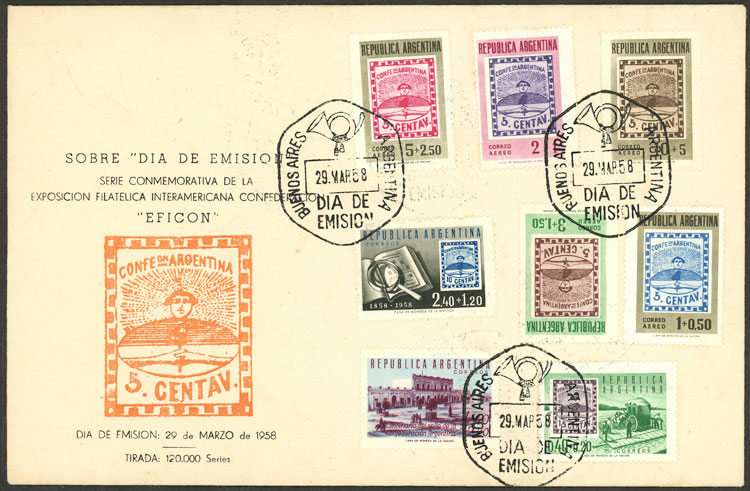 Lot 435 - Argentina general issues - Guillermo Jalil - Philatino Auction # 2508 ARGENTINA: General auction with very good material and very low starts! Lot 435 - Argentina general issues - Guillermo Jalil - Philatino Auction # 2508 ARGENTINA: General auction with very good material and very low starts!