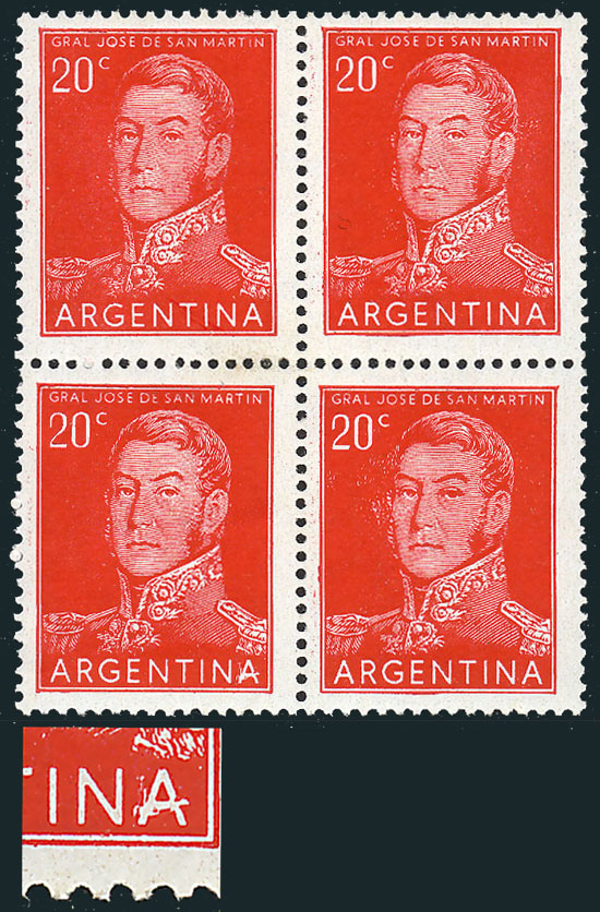 Lot 406 - Argentina general issues -  Guillermo Jalil - Philatino Auction # 2508 ARGENTINA: General auction with very good material and very low starts!