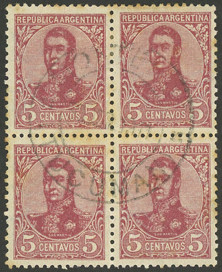Lot 419 - Argentina general issues -  Guillermo Jalil - Philatino Auction # 2511 ARGENTINA: 