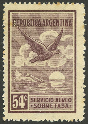 Lot 1347 - Argentina airmail - Guillermo Jalil - Philatino Auction # 2511 ARGENTINA: Lot 1347 - Argentina airmail - Guillermo Jalil - Philatino Auction # 2511 ARGENTINA: