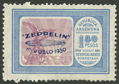 Lot 1348 - Argentina airmail - Guillermo Jalil - Philatino Auction # 2511 ARGENTINA: Lot 1348 - Argentina airmail - Guillermo Jalil - Philatino Auction # 2511 ARGENTINA: