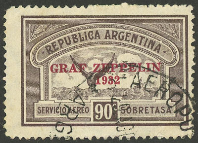 Lot 1352 - Argentina airmail - Guillermo Jalil - Philatino Auction # 2511 ARGENTINA: Lot 1352 - Argentina airmail - Guillermo Jalil - Philatino Auction # 2511 ARGENTINA: