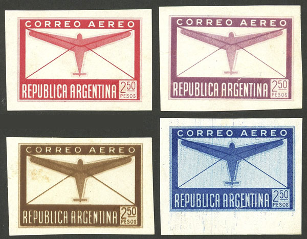 Lot 1358 - Argentina airmail - Guillermo Jalil - Philatino Auction # 2511 ARGENTINA: Lot 1358 - Argentina airmail - Guillermo Jalil - Philatino Auction # 2511 ARGENTINA: