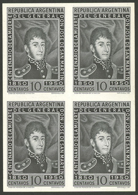 Lot 753 - Argentina general issues -  Guillermo Jalil - Philatino Auction # 2511 ARGENTINA: 