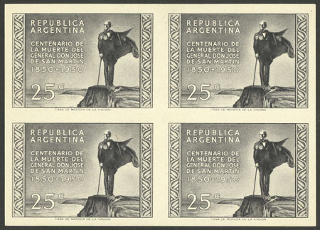 Lot 755 - Argentina general issues -  Guillermo Jalil - Philatino Auction # 2511 ARGENTINA: 