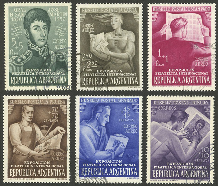 Lot 759 - Argentina general issues -  Guillermo Jalil - Philatino Auction # 2511 ARGENTINA: 