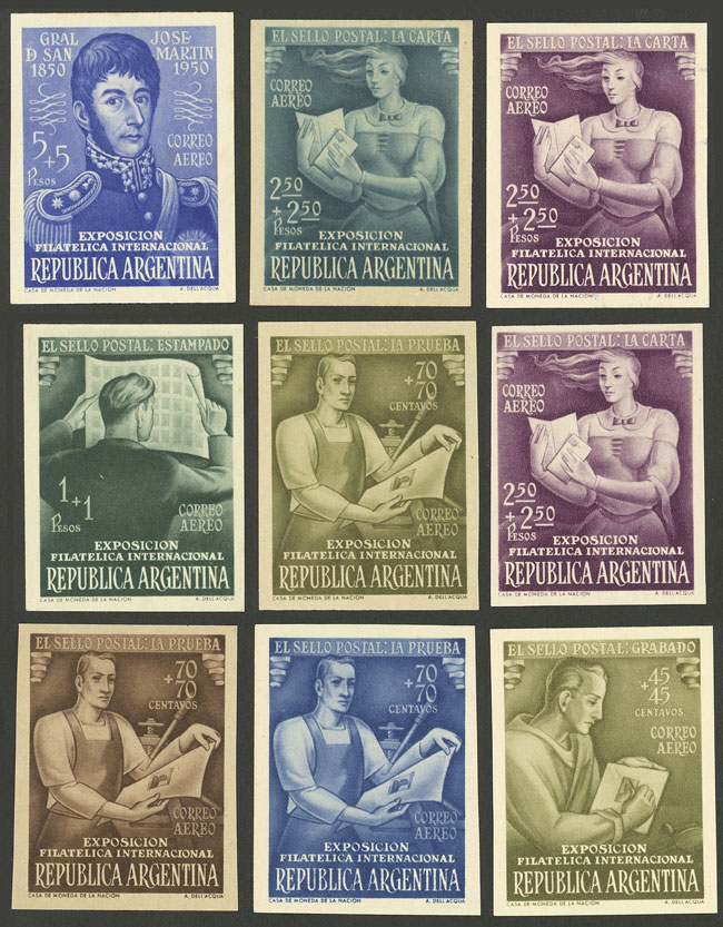 Lot 1359 - Argentina airmail - Guillermo Jalil - Philatino Auction # 2511 ARGENTINA: Lot 1359 - Argentina airmail - Guillermo Jalil - Philatino Auction # 2511 ARGENTINA: