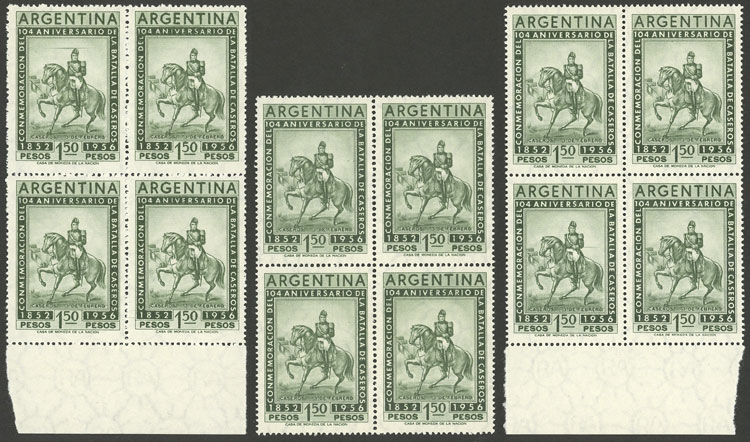 Lot 819 - Argentina general issues - Guillermo Jalil - Philatino Auction # 2511 ARGENTINA: Lot 819 - Argentina general issues - Guillermo Jalil - Philatino Auction # 2511 ARGENTINA: