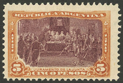 Lot 441 - Argentina general issues -  Guillermo Jalil - Philatino Auction # 2511 ARGENTINA: 