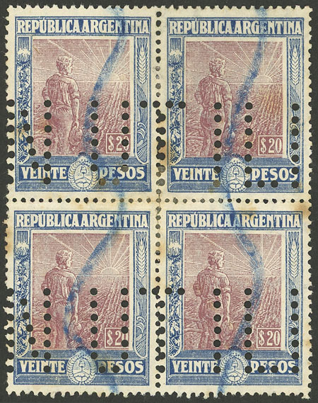 Lot 448 - Argentina general issues -  Guillermo Jalil - Philatino Auction # 2511 ARGENTINA: 