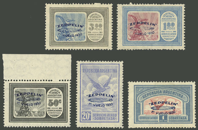 Lot 530 - Argentina general issues -  Guillermo Jalil - Philatino Auction # 2511 ARGENTINA: 