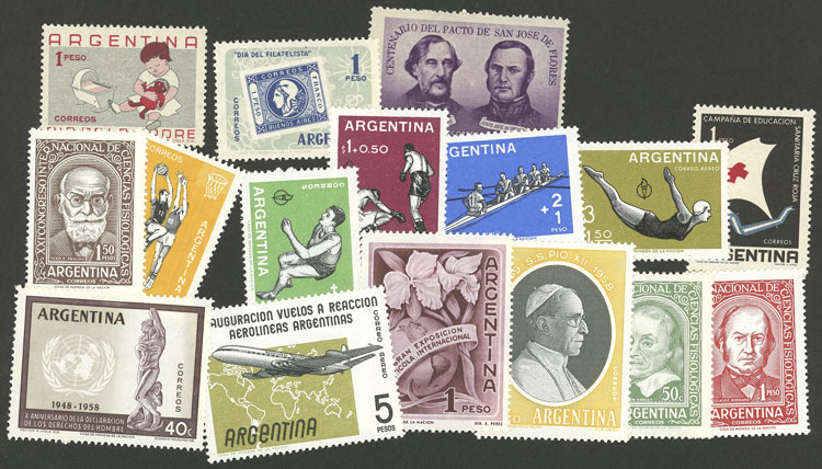 Lot 842 - Argentina general issues - Guillermo Jalil - Philatino Auction # 2511 ARGENTINA: Lot 842 - Argentina general issues - Guillermo Jalil - Philatino Auction # 2511 ARGENTINA: