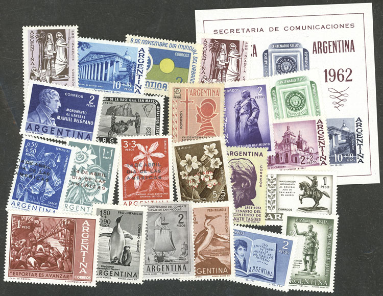 Lot 912 - Argentina general issues -  Guillermo Jalil - Philatino Auction # 2511 ARGENTINA: 