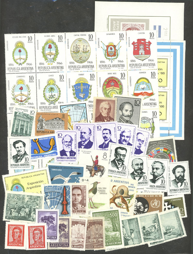 Lot 1023 - Argentina general issues - Guillermo Jalil - Philatino Auction # 2511 ARGENTINA: Lot 1023 - Argentina general issues - Guillermo Jalil - Philatino Auction # 2511 ARGENTINA: