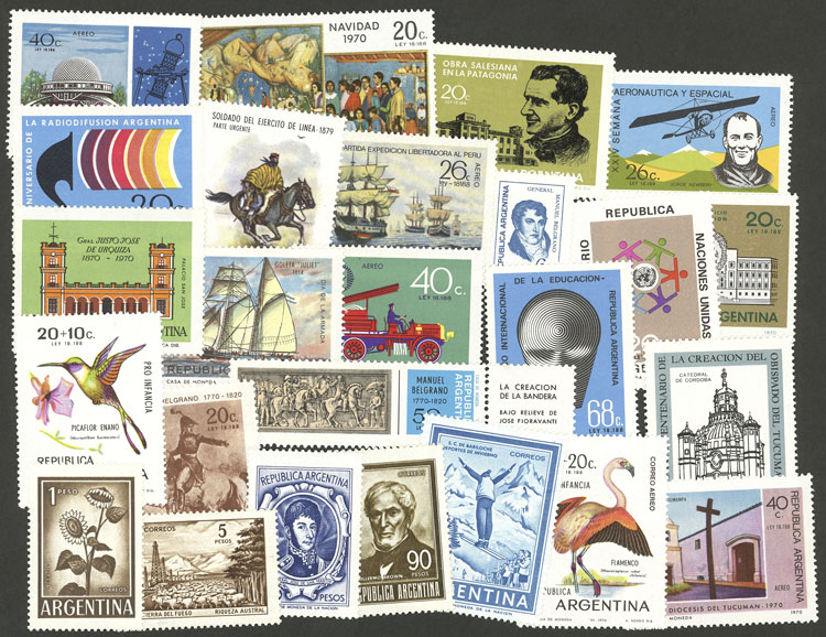 Lot 1080 - Argentina general issues -  Guillermo Jalil - Philatino Auction # 2511 ARGENTINA: 