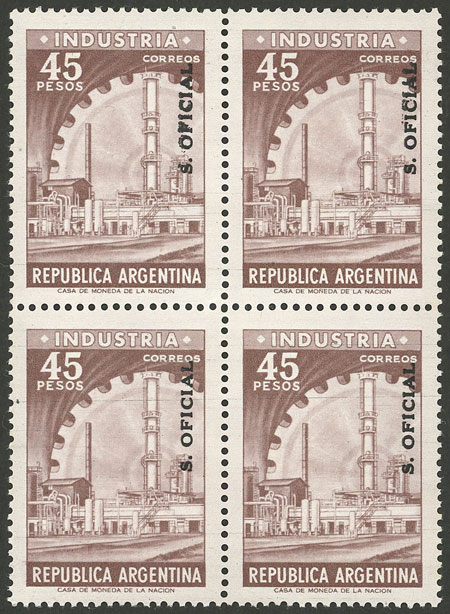 Lot 1478 - Argentina official stamps - Guillermo Jalil - Philatino Auction # 2511 ARGENTINA: Lot 1478 - Argentina official stamps - Guillermo Jalil - Philatino Auction # 2511 ARGENTINA: