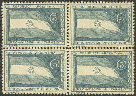 Lot 1492 - Argentina SEMI-OFFICIAL ISSUE - Guillermo Jalil - Philatino Auction # 2511 ARGENTINA: Lot 1492 - Argentina SEMI-OFFICIAL ISSUE - Guillermo Jalil - Philatino Auction # 2511 ARGENTINA: