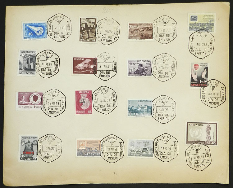 Lot 832 - Argentina general issues - Guillermo Jalil - Philatino Auction # 2511 ARGENTINA: Lot 832 - Argentina general issues - Guillermo Jalil - Philatino Auction # 2511 ARGENTINA: